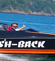 Steve Roussels Flash Back hits the water